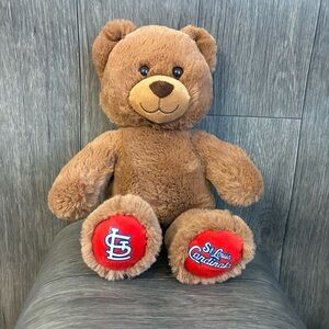 Build-A-Bear St. Louis Cardinals Teddy Bear Plush 18” MLB BAB